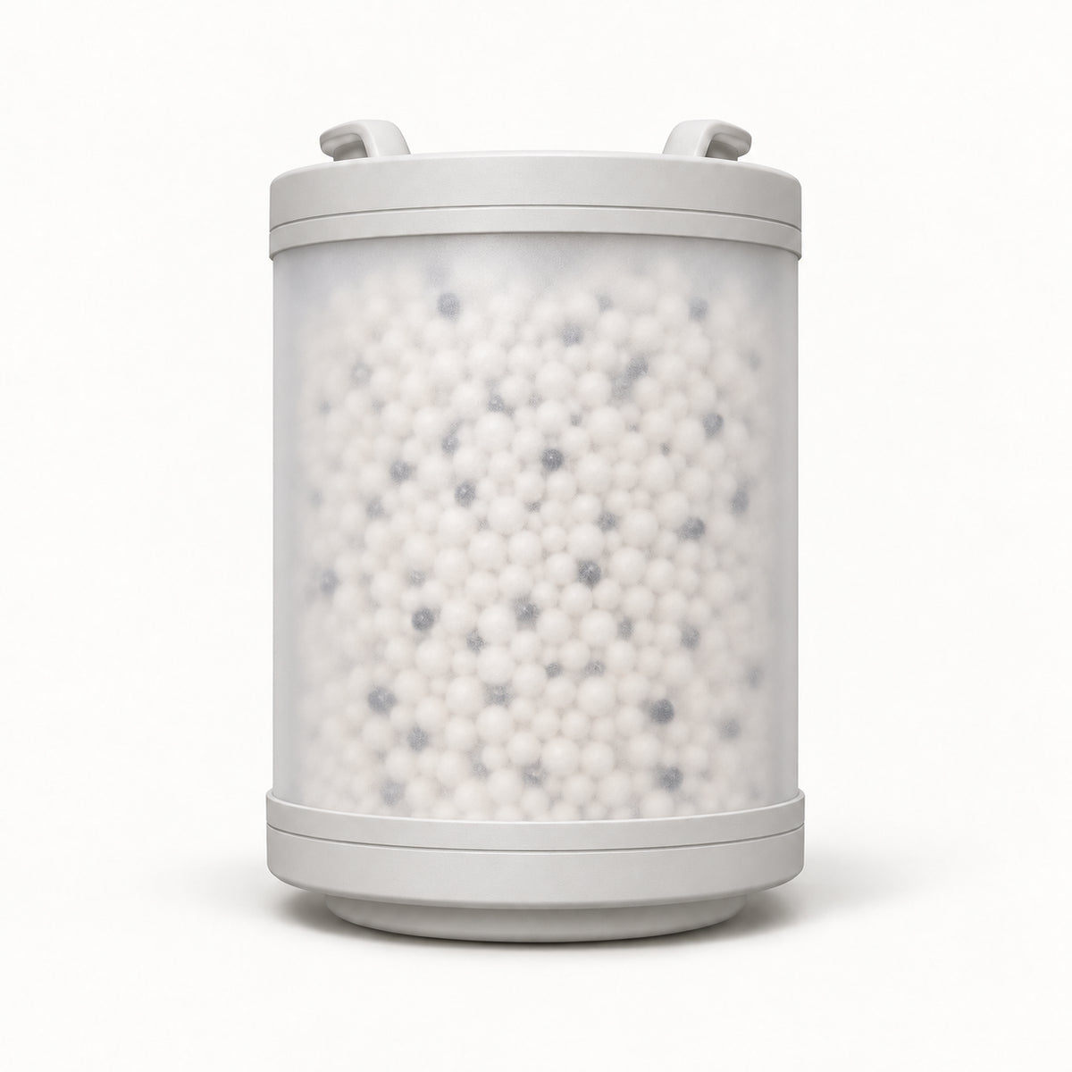 HeyFilter refill — frosted shell with granular filter media